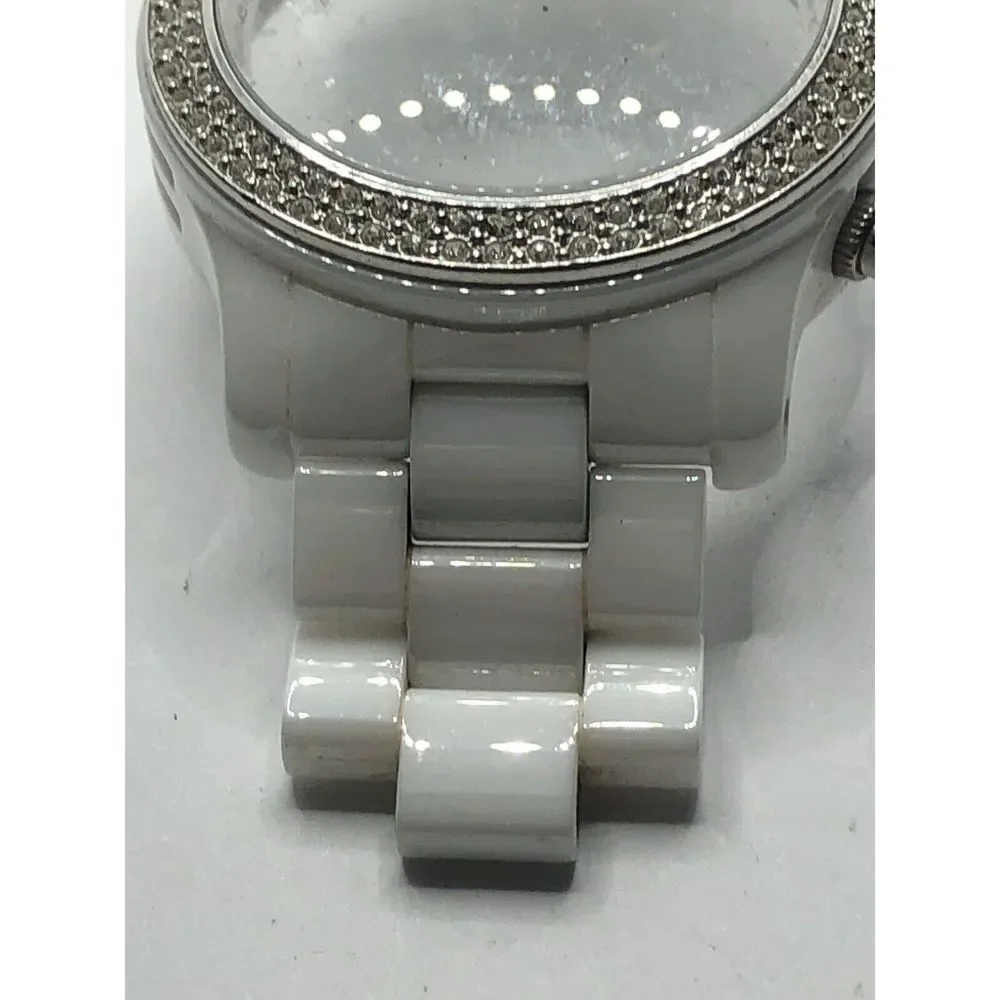 Michael Kors Watch Parts Case 40mm Partial Band White Ceramic Links 20mm GY359